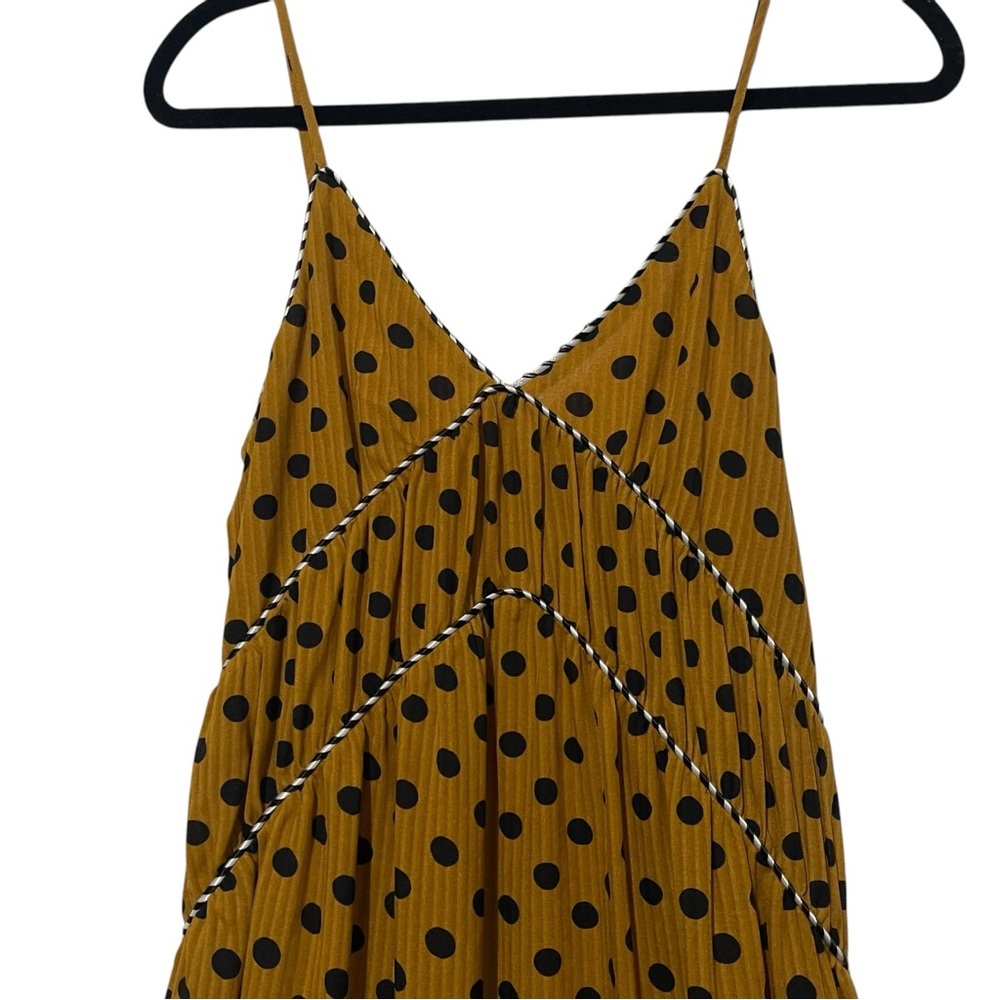 Yellow Polka Dot Maxi Dress – Size XS - Picture 7 of 8